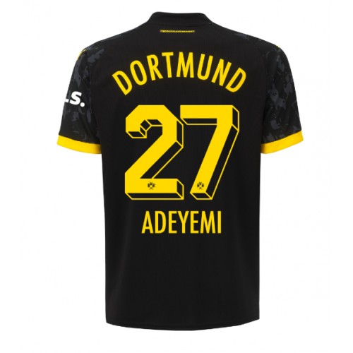 Moški Nogometni dresi Borussia Dortmund Karim Adeyemi #27 Gostujoči 2023-24 Kratek Rokav